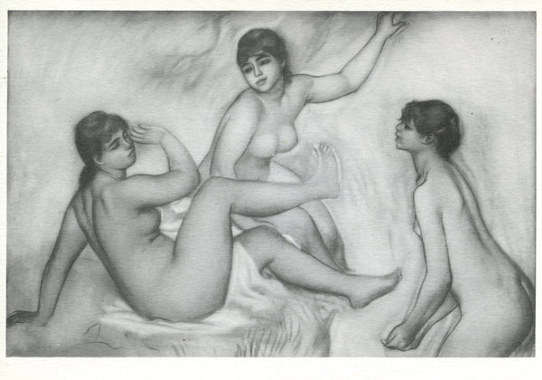 Les Grandes Baigneuses by Pierre Auguste Renoir - 4 X 6 Inches (10 Postcards)