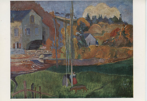 Moulin en Bretagne by Paul Gauguin - 4 X 6 Inches (10 Postcards)