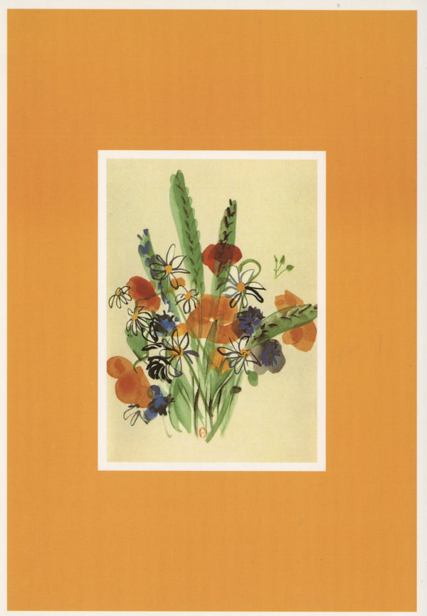 Bouquet des Champs by Raoul Dufy - 4 X 6 Inches (10 Postcards)