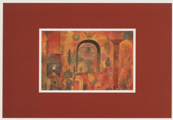 Mit Dem Adler by Paul Klee - 4 X 6 Inches (10 Postcards)