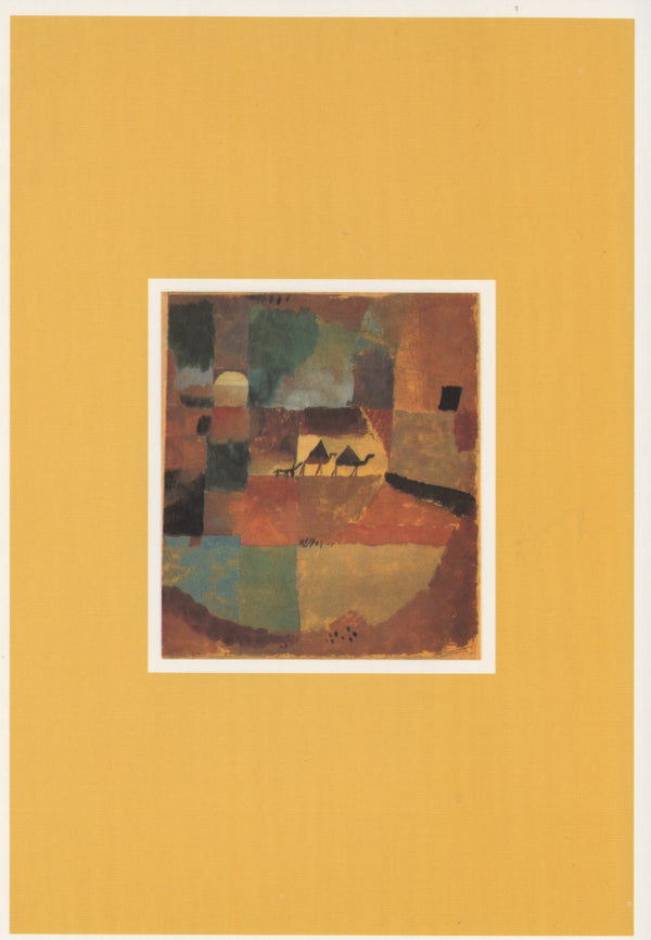 Mit Zwei Dromedaren und ein Esel by Paul Klee - 4 X 6 Inches (10 Postcards)