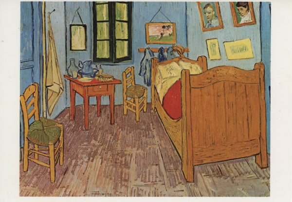 La Chambre de Van Gogh, 1889 by Vincent Van Gogh - 4 X 6 Inches (10 Postcards)