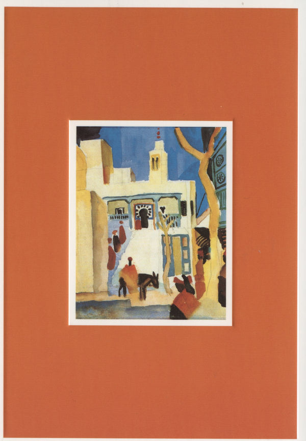 Vue d'une Mosquée by August Macke - 4 X 6 Inches (10 Postcards)