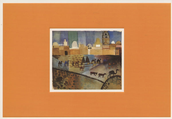 Kairouan I by August Macke - 4 X 6 Inches (10 Postcards)