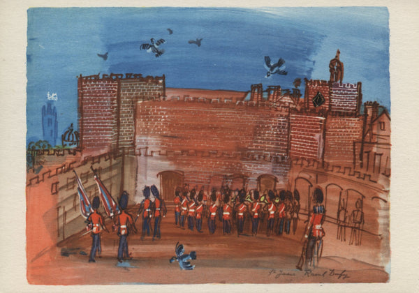 Relève de la Garde à Saint-James by Raoul Dufy - 4 X 6 Inches (10 Postcards)