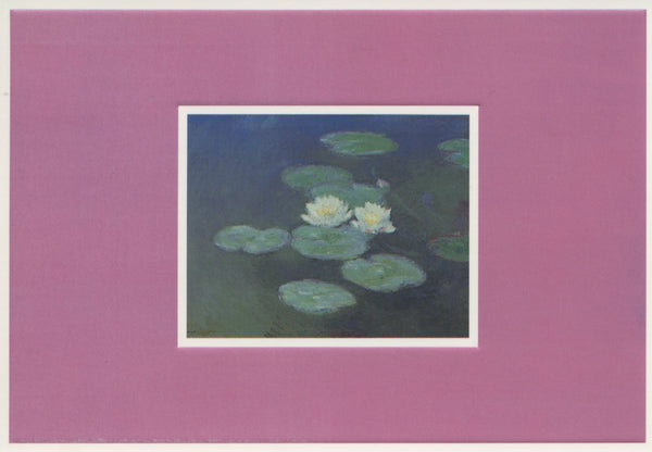 Nymphéas, Effet du Soir by Claude Monet - 4 X 6 Inches (10 Postcards)