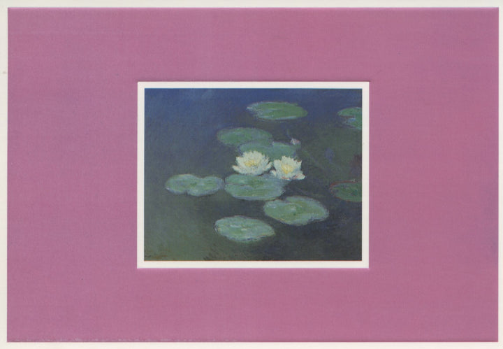 Nymphéas, Effet du Soir by Claude Monet - 4 X 6 Inches (10 Postcards)