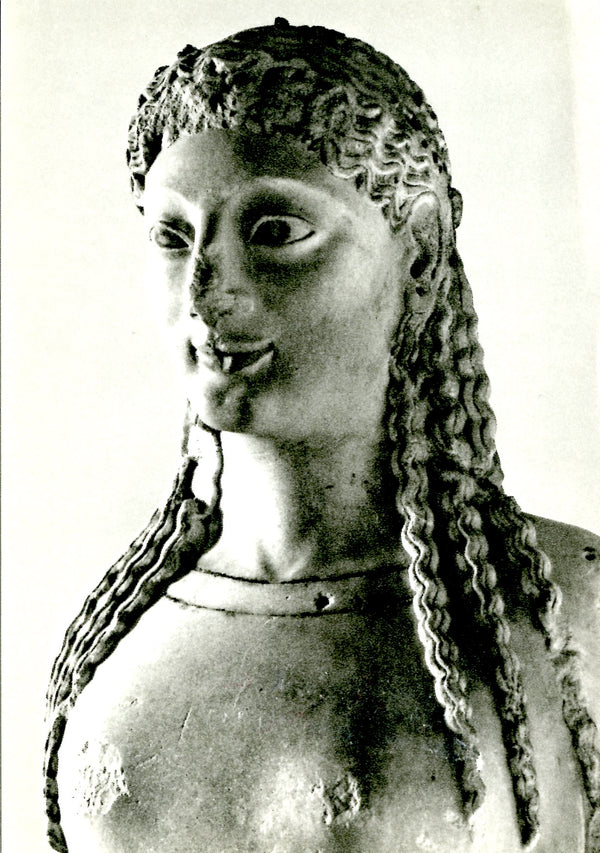 Coré au Péplos, Sculpture Grecque - 4 X 6 Inches (10 Postcards)