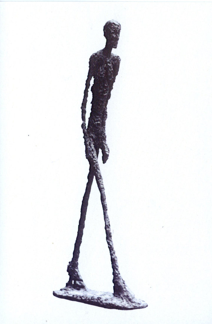 Homme qui Marche, 1960 by Albert Giacometti - 4 X 6 Inches (10 Postcards)
