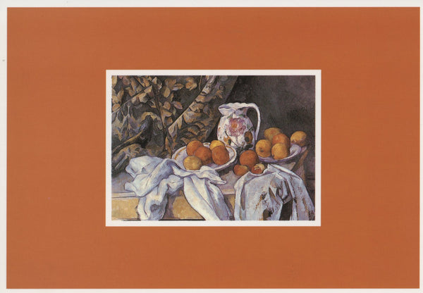 Nature Morte avec Rideau et Pichet Fleuri by Paul Cézanne - 4 X 6 Inches (10 Postcards)