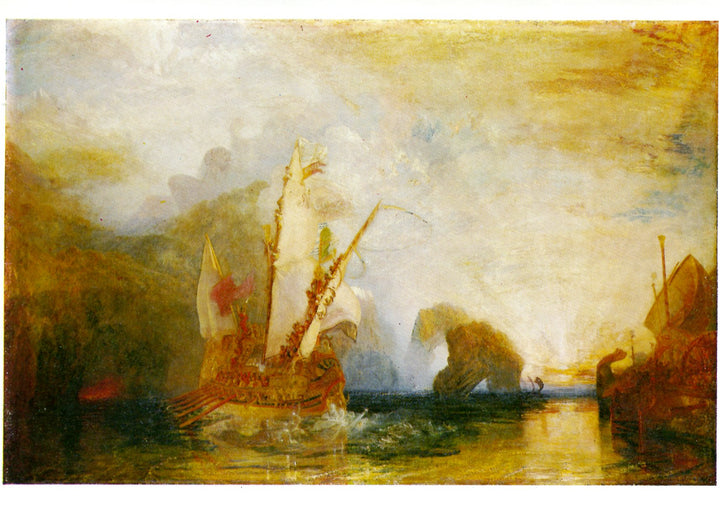 Ulysses Deriding Polyphemus by Joseph Mallord William Turner - 4 X 6 Inches (10 Postcards)