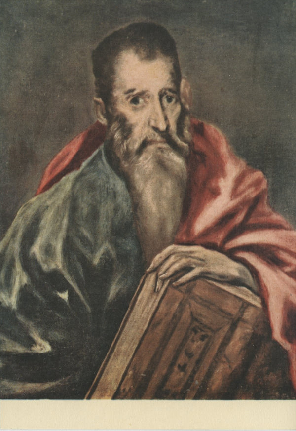 St. Paul by El Greco - 4 X 6 Inches (10 Postcards)