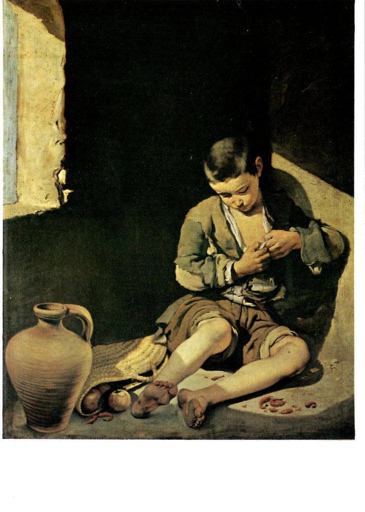 Le jeune mendiant by Bartolomé Esteban Murillo - 4 X 6 Inches (10 Postcards)