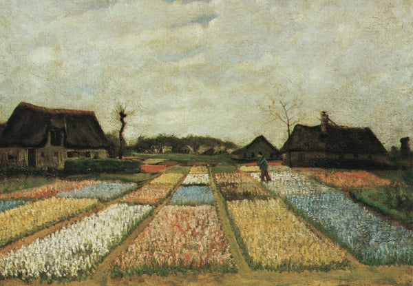 Champs de Fleurs en Hollande, 1883 by Vincent Van Gogh - 4 X 6 Inches (10 Postcards)