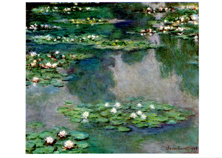 Nymphéas, paysage d'eau by Claude Monet - 4 X 6 Inches (10 Postcards)