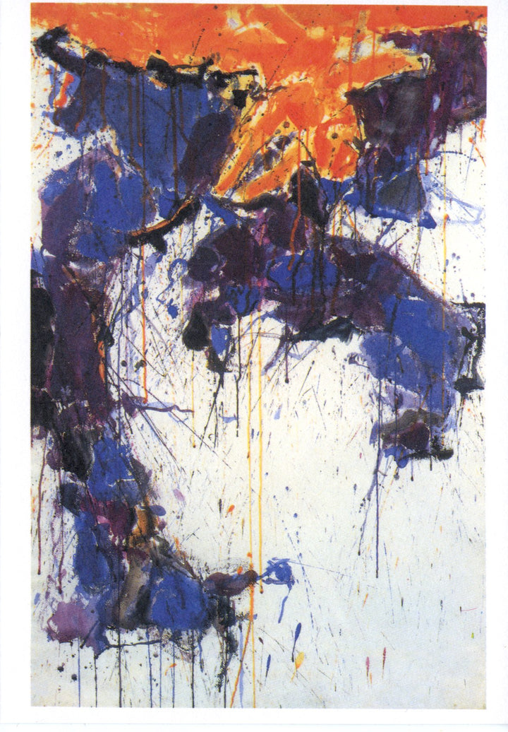 Over Orange by Sam Francis - 4 X 6 Inches (10 Postcards)