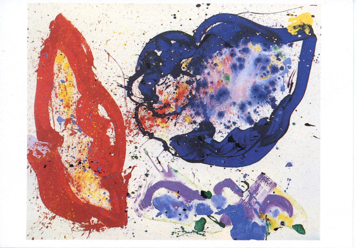 Augustus Image and Word by Sam Francis - 4 X 6 Inches (10 Postcards)