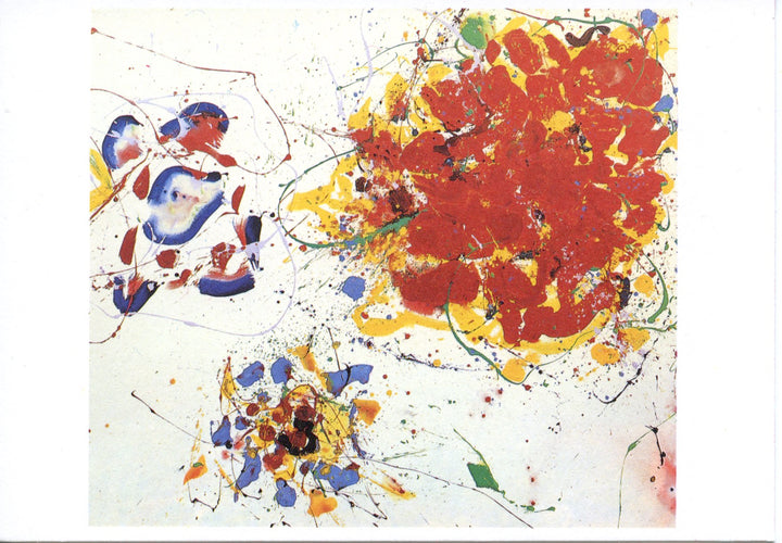A Regular Painting by Sam Francis - 4 X 6 Inches (10 Postcards)