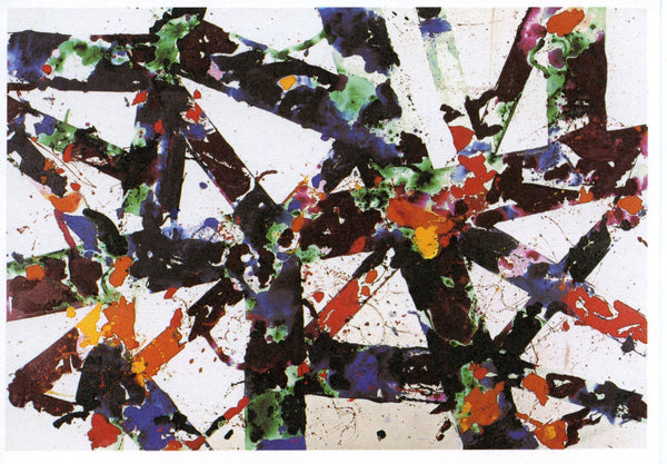 Untilted, 1977 by Sam Francis - 4 X 6 Inches (10 Postcards)
