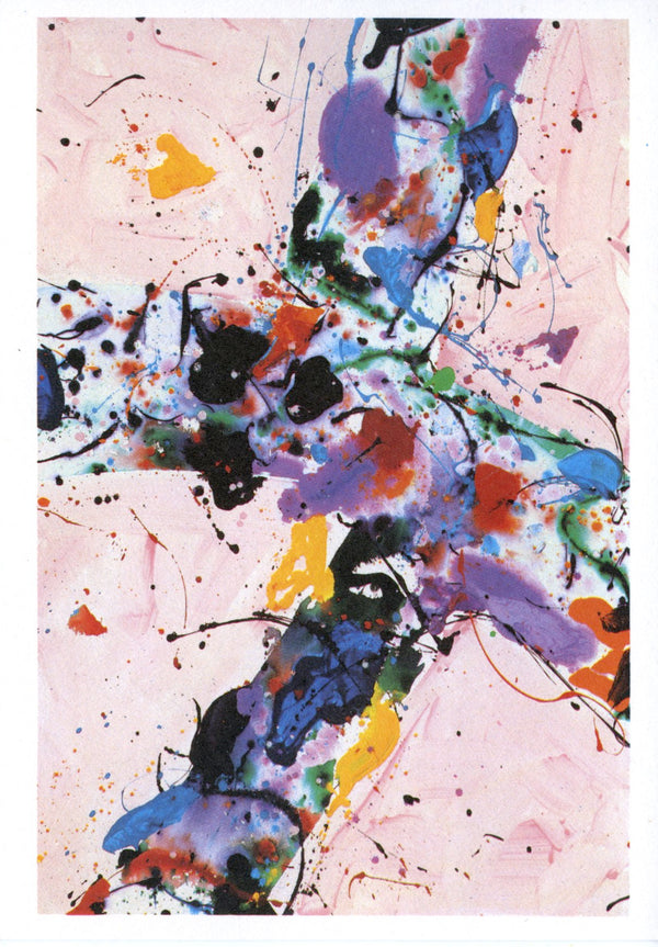 Untilted, 1984 by Sam Francis - 4 X 6 Inches (10 Postcards)