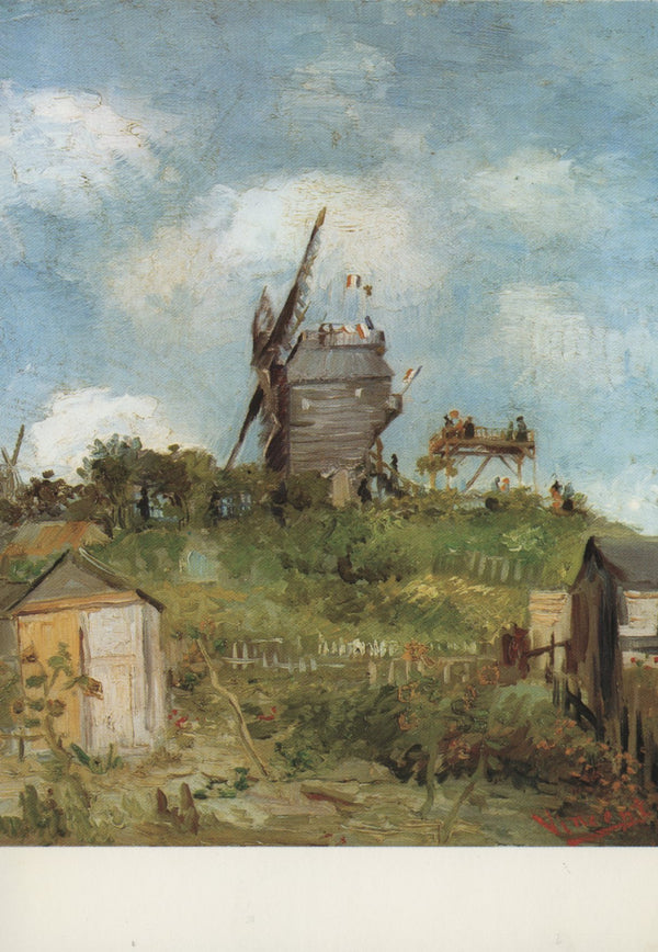 Le Moulin de la Galette, 1886 by Vincent Van Gogh - 4 X 6 Inches (10 Postcards)
