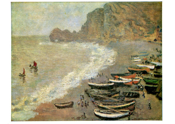 Etretat 1883 by Claude Monet - 4 X 6 Inches (10 Postcards)