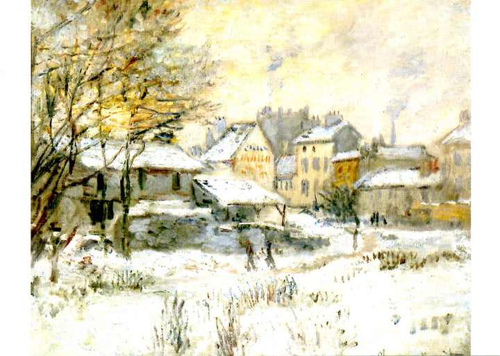 Effet de neige au soleil couchant by Claude Monet - 4 X 6 Inches (10 Postcards)