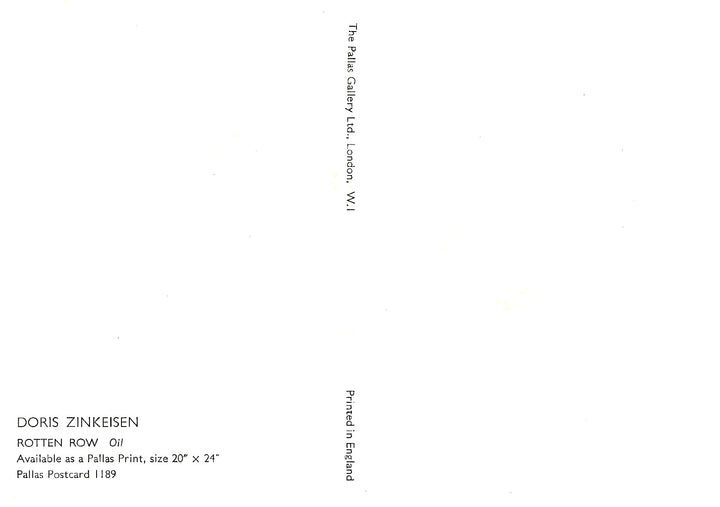 Rotten Row by Doris Zinkeisen - 4 X 6 Inches (10 Postcards)