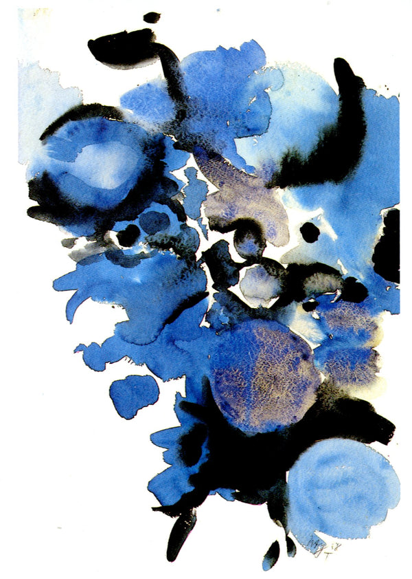 Aquarelle, 1958 by Ernst-Wilhelm Nay - 4 X 6 Inches (10 Postcards)