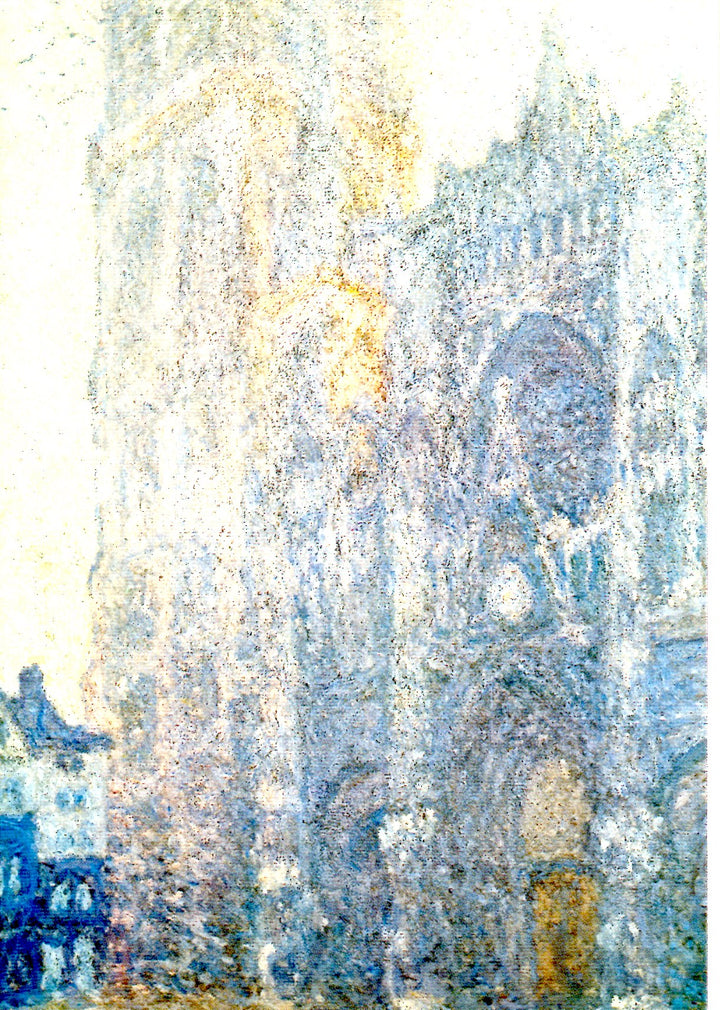 La cathédrale de Rouen, le portail et la tour d'Albane, 1894 by Claude Monet - 4 X 6 Inches (10 Postcards)
