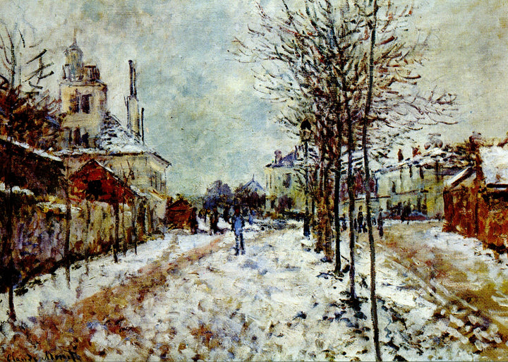 Effet de neige, 1880 by Claude Monet - 4 X 6 Inches (10 Postcards)