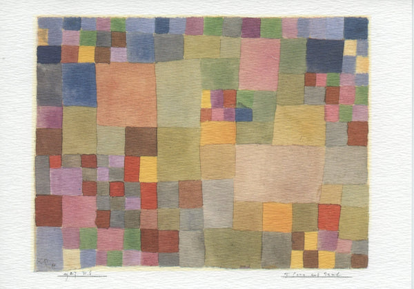 Flore sur le Sable by Paul Klee - 4 X 6 Inches (10 Postcards)