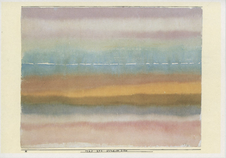 La Mer du Nord by Paul Klee - 4 X 6 Inches (10 Postcards)