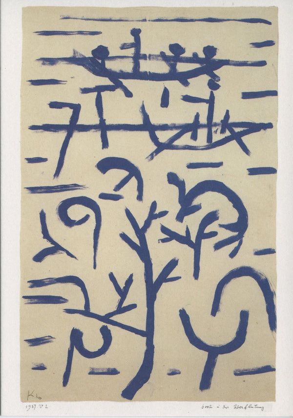 Bateaux dans l'Inondation by Paul Klee - 4 X 6 Inches (10 Postcards)