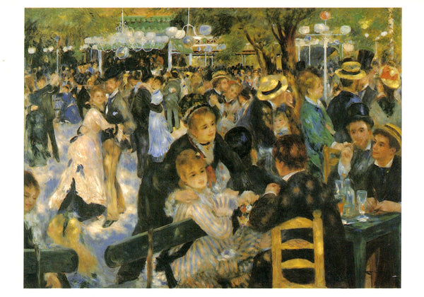 Bal au Moulin de la Galette by Pierre Auguste Renoir - 4 X 6 Inches (10 Postcards)