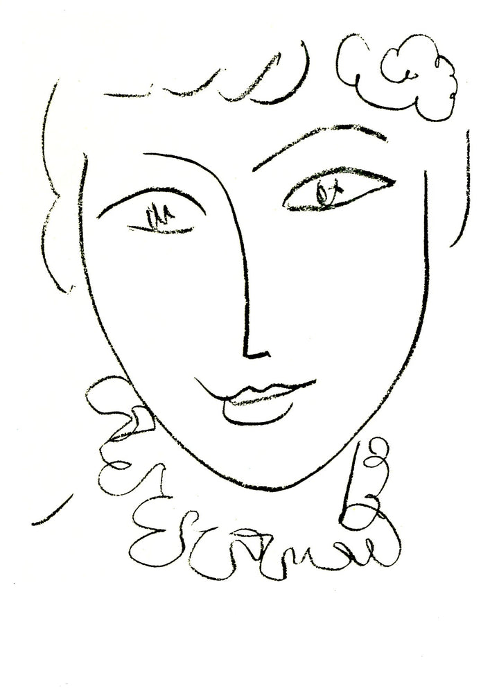 Madame de Pompadour by Henri Matisse - 4 X 6 Inches (10 Postcards)