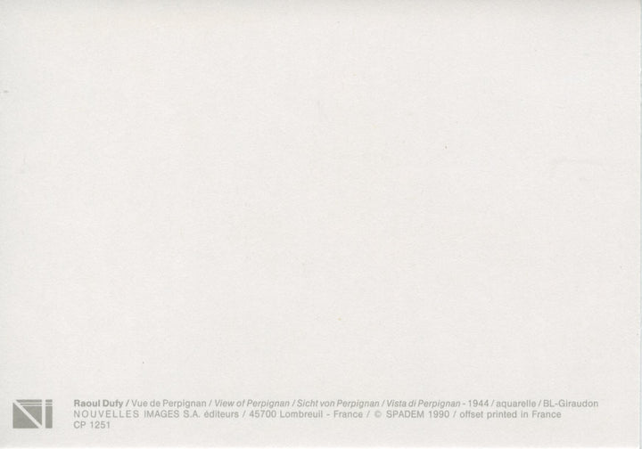 Poiriers en Fleurs by Raoul Dufy - 4 X 6 Inches (10 Postcards)