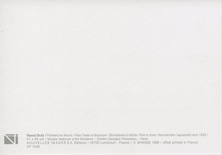 Vue de Perpignan by Raoul Dufy - 4 X 6 Inches (10 Postcards)