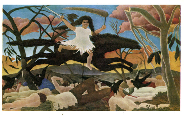 La Guerre by Henri Rousseau - 4 X 6 Inches (10 Postcards)