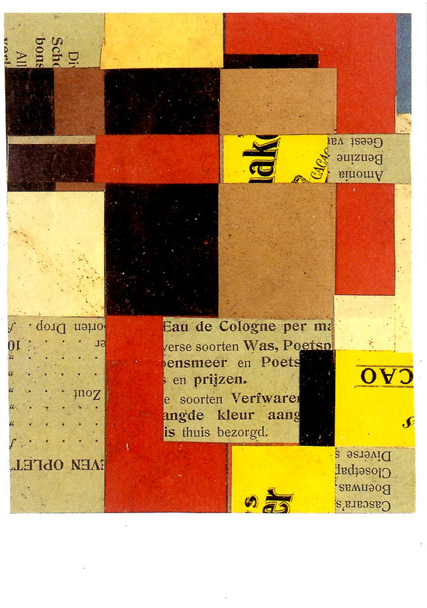 Composition by Kurt Schwitters - 4 X 6 Inches (10 Postcards)
