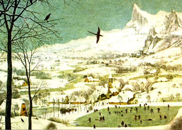 L'Hiver : Les chasseurs dans la neige by Peter Bruegel - 4 X 6 Inches (10 Postcards)