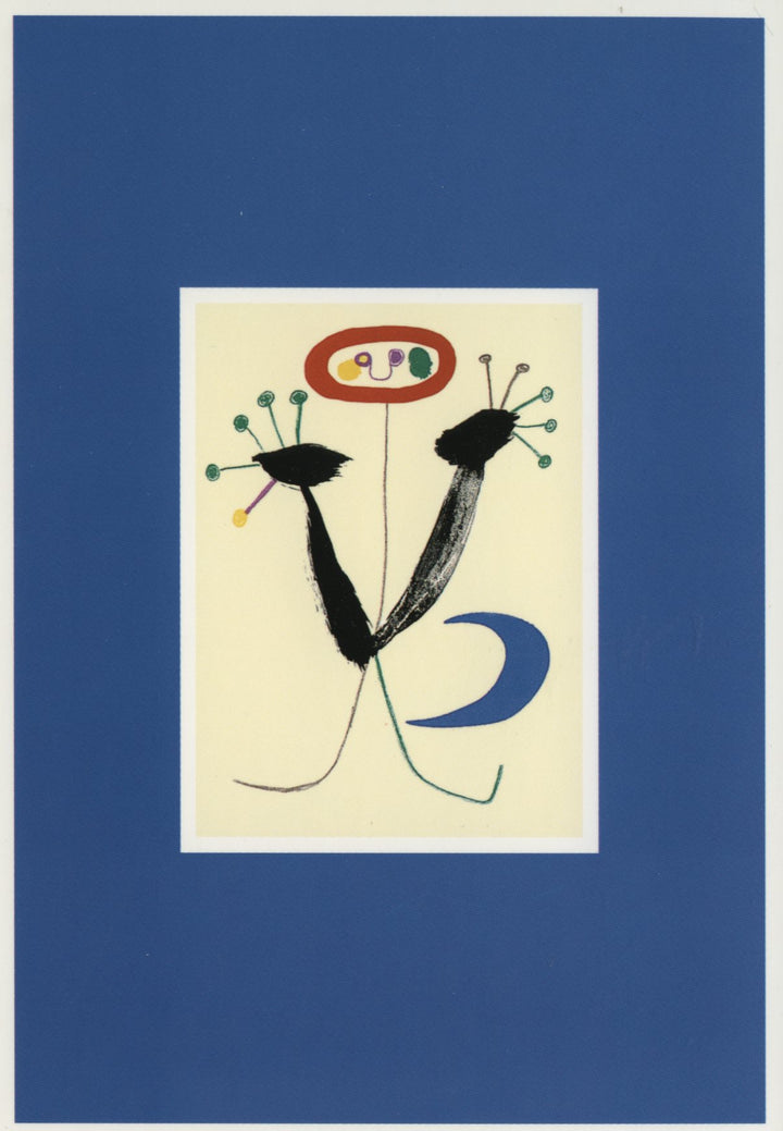 Illustration de Parler Seul de Tristan Tzara by Joan Miro - 4 X 6 Inches (10 Postcards)