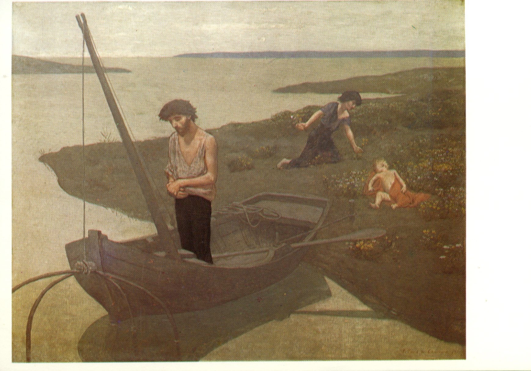 Le Pauvre Pêcheur By Puvis De Chavannes - 4 X 6 Inches (10 Postcards ...