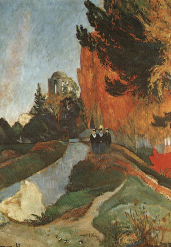 Les Alyscamps, 1888 by Paul Gauguin - 4 X 6 Inches (10 Postcards)