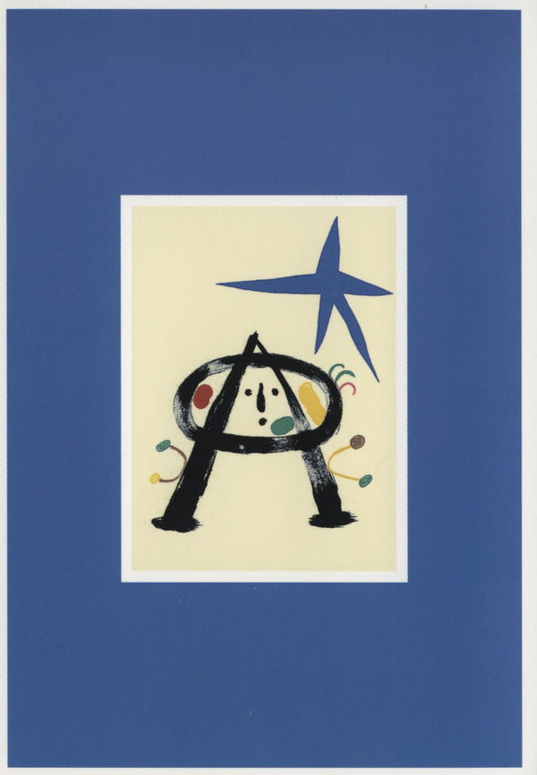 Illustration de Parler Seul de Tristan Tzara by Joan Miro - 4 X 6 Inches (10 Postcards)