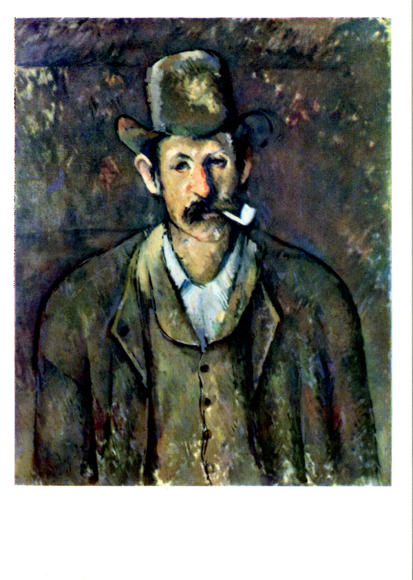 L'homme à la pipe by Paul Cézanne - 4 X 6 Inches (10 Postcards)