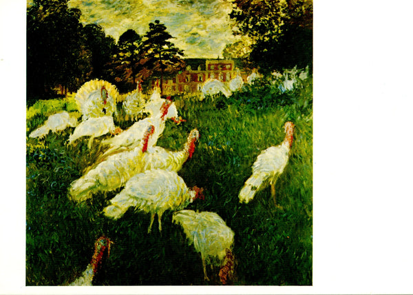 Les Dindons, 1877 by Claude Monet - 4 X 6 Inches (10 Postcards)