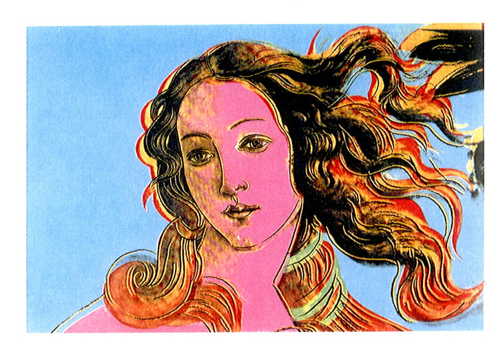 Botticelli, Birth of Venus, 1984 by Andy Warhol - 4 X 6 Inches (10 Postcards)