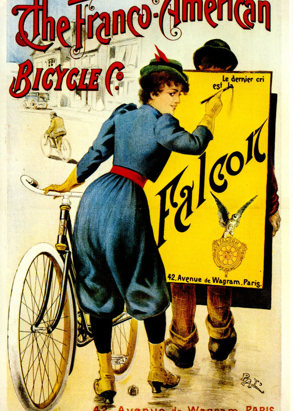 The Franco-American Bicycle Co. , 1895 by Pal - 4 X 6 Inches (10 Postcards)