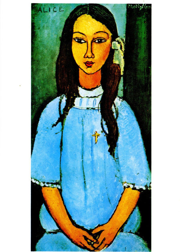 Alice, 1915 by Amedeo Modigliani - 4 X 6 Inches (10 Postcards)